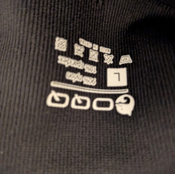 goqq Women's Black Leggings Large Size Pre-owned - Picture 7 of 7